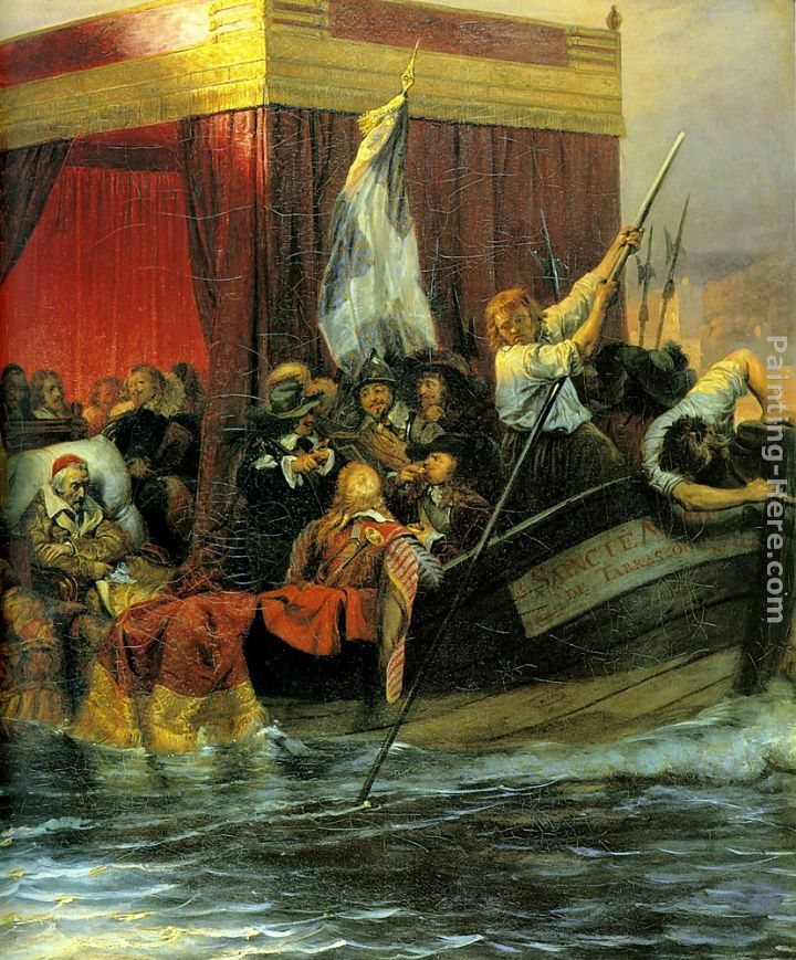 720x869 Paul Delaroche Cardinal Richelieu Painting Best Paintings For Sale - Cardinal Richelieu Painting