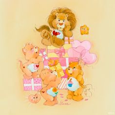 236x236 Care Bears Tenderheart The Artist, Painting Novelty - Care Bear Painting
