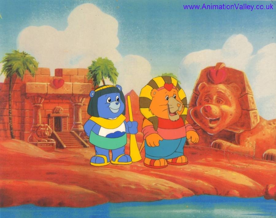 900x713 Care Bears Production Cel @ Animationvalley.co.uk, In Animation - Care Bear Painting