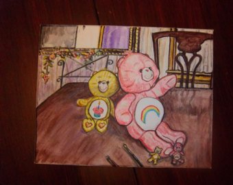 340x270 Care Bear Painting Etsy - Care Bear Painting