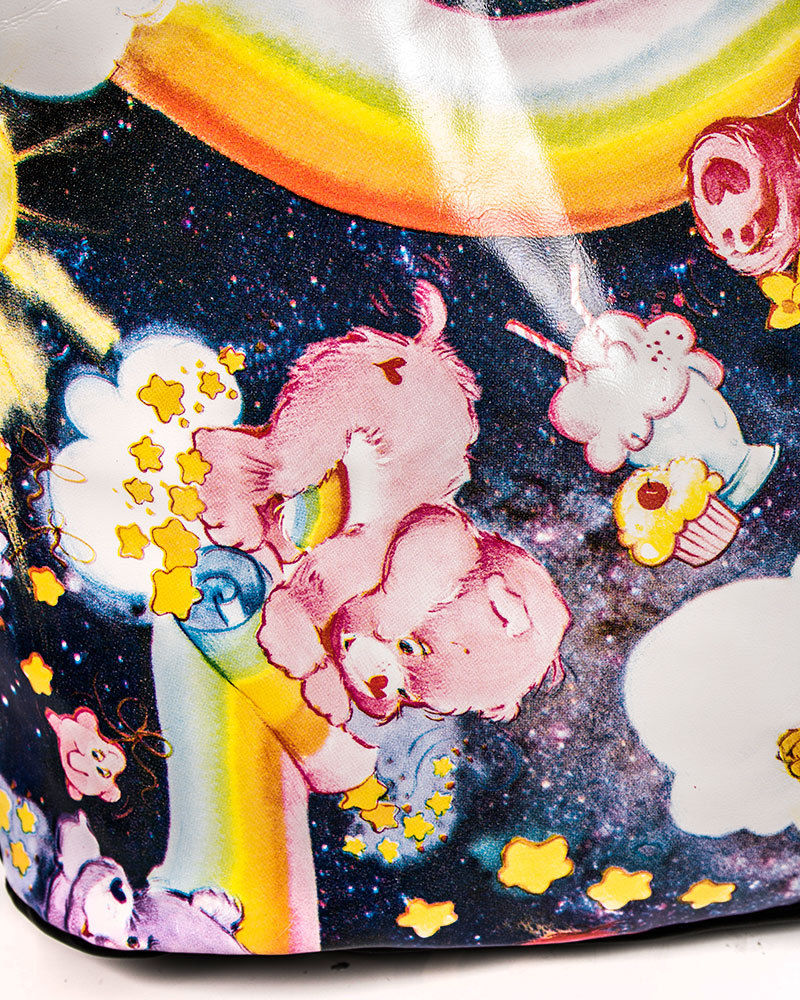 800x1000 Iron Fist Care Bears Nights For Staring Black Star Tote Bag - Care Bear Painting