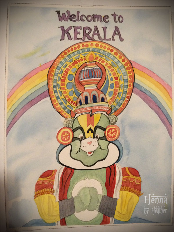 600x800 Welcome To Kerala - Care Bear Painting