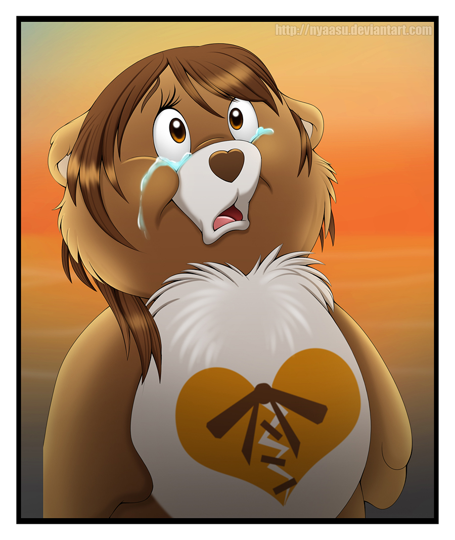 900x1068 Yuri's Care Bear Ending By Nyaasu - Care Bear Painting