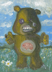 217x300 Care Bears Paintings Fine Art America - Care Bear Painting