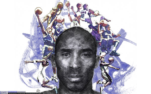 600x375 Kobe Bryant - Career In Painting