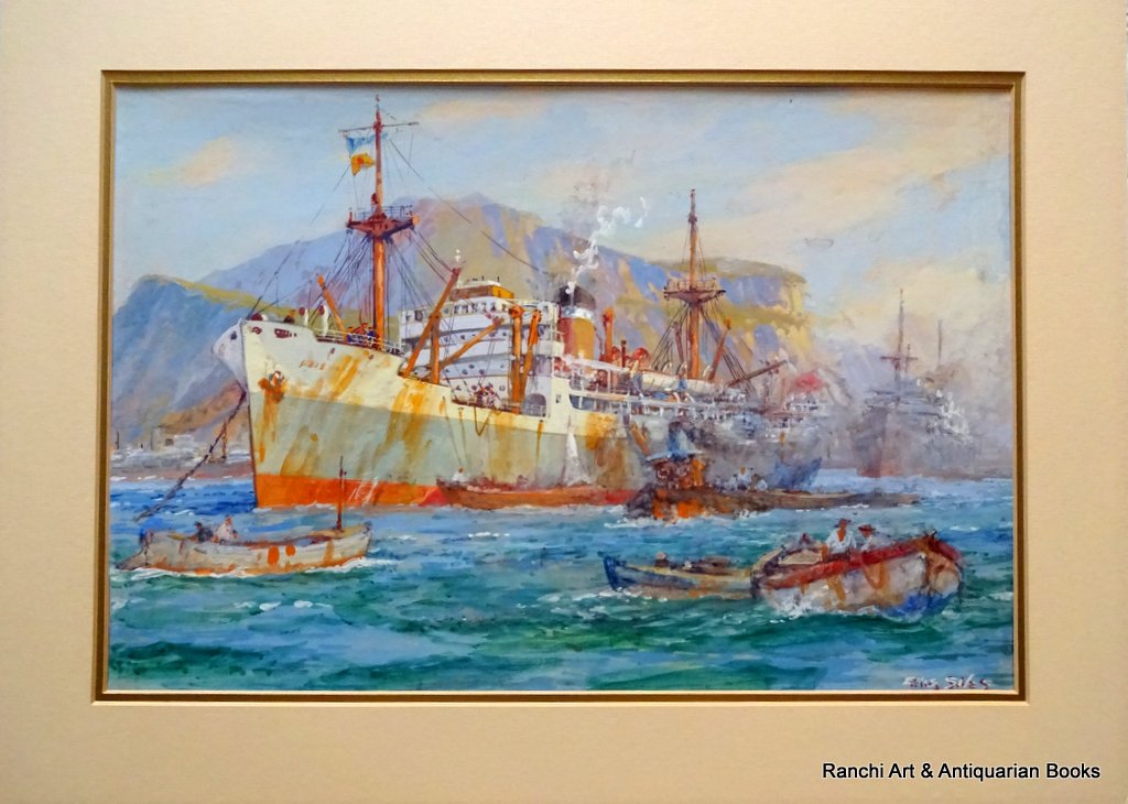 1024x730 Cargo Ship Working - Cargo Ship Painting