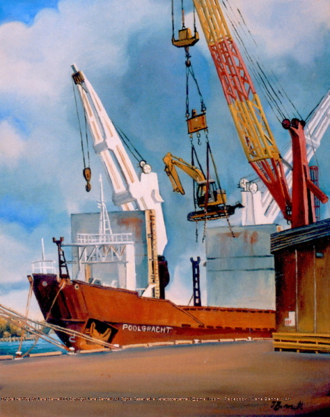 474x600 Industrial Revelation - Cargo Ship Painting