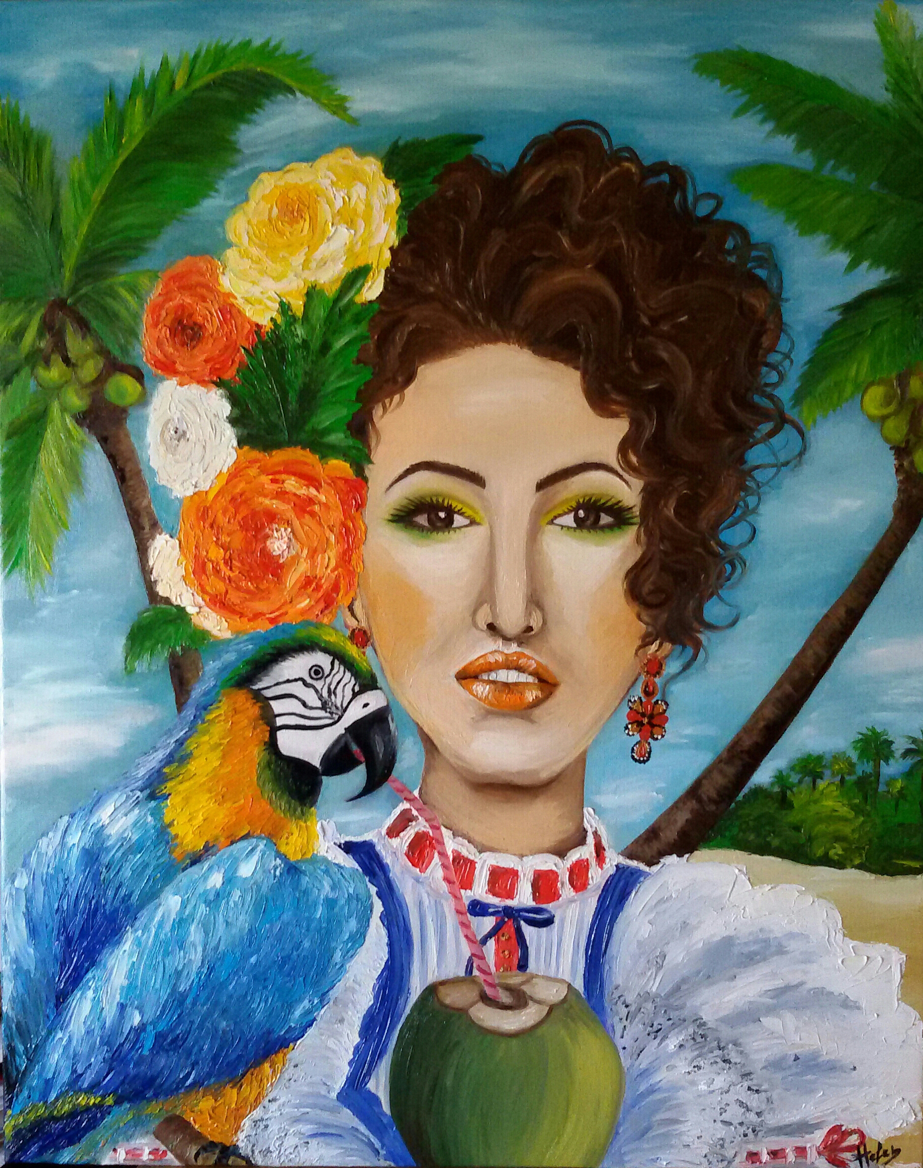 1825x2308 Helen Bellart Artwork Caribbean Woman Original Painting Oil - Caribbean Painting