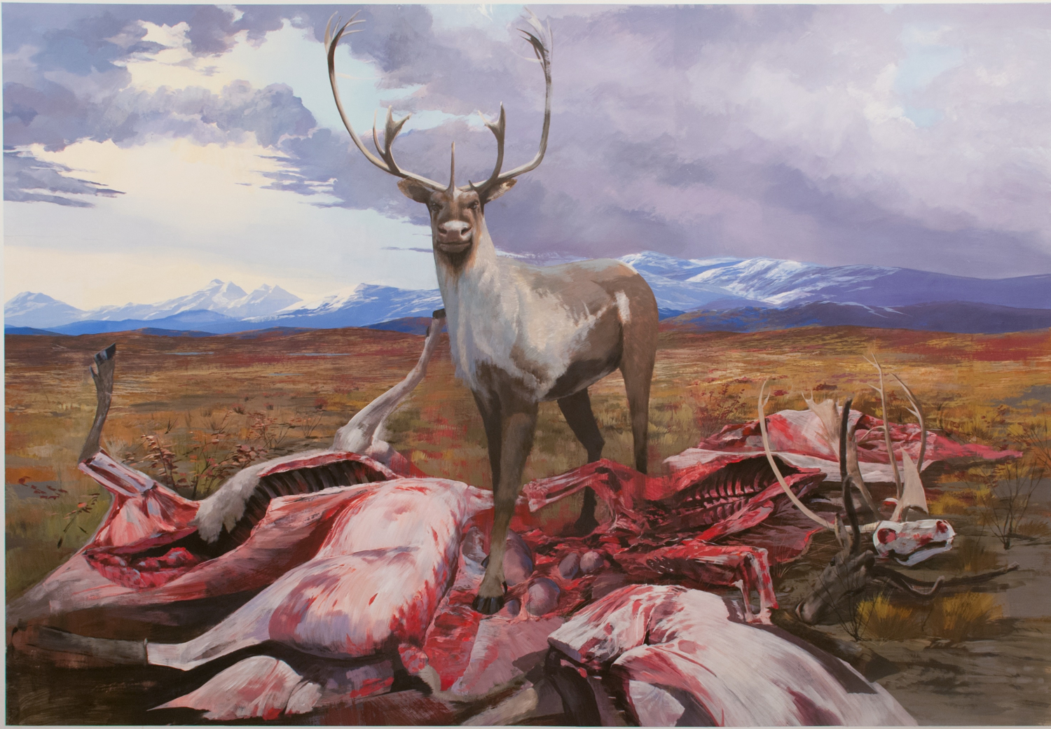 1500x1041 Ecoartspace November 2012 - Caribou Painting