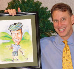 298x278 Caricature Art From Photos For Great Gifts. Our Artists Draw Your - Caricature Painting