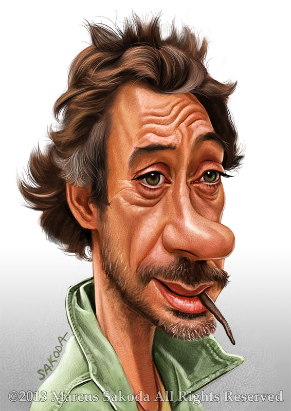 566x800 Here's My Caricature Painting Of Rdj. Speedpainting Video - Caricature Painting