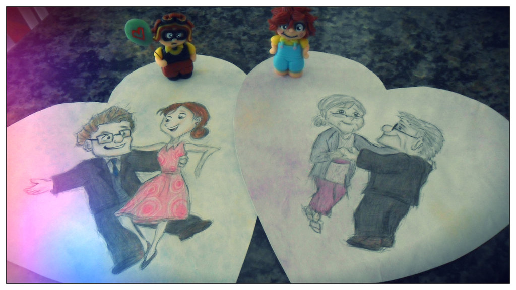 1024x576 Up - Carl And Ellie Painting