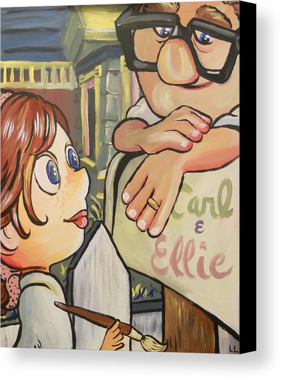 557x750 Carl And Ellie Canvas Print Canvas Art By Lisa Leeman - Carl And Ellie Painting