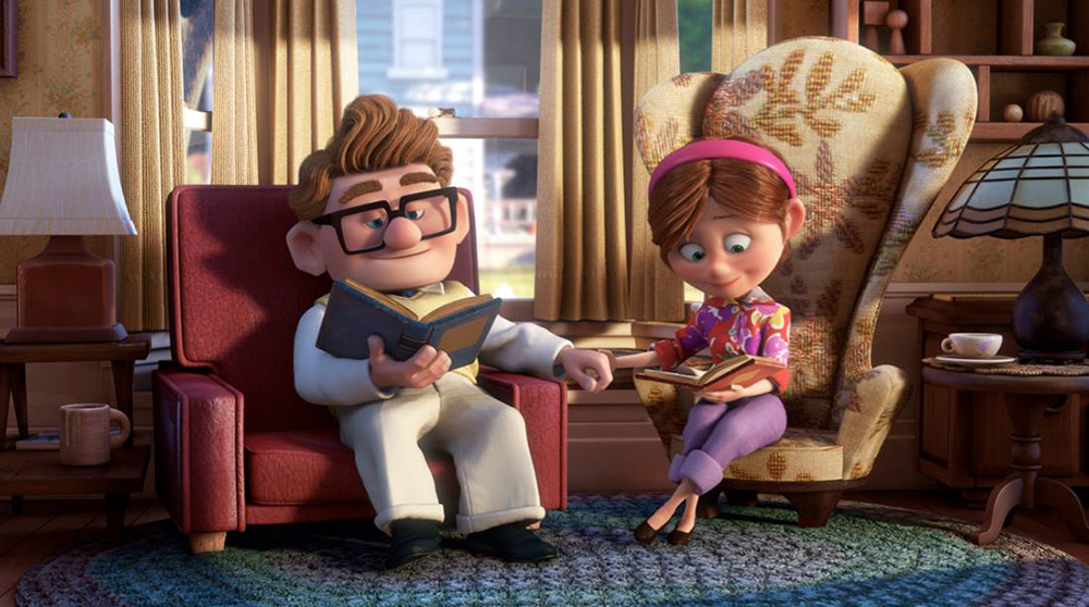 1000x558 Carl And Ellie's Life Moments Ranked From Cute To Cutest Oh My Disney - Carl And Ellie Painting