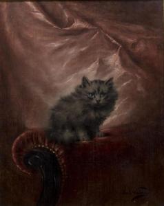 238x300 Prices And Estimates Of Works Carl Kahler - Carl Kahler Cat Painting