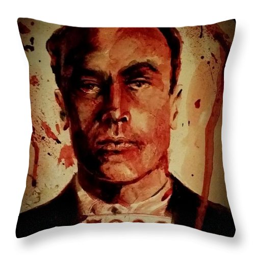 500x500 Carl Panzram Throw Pillow For Sale By Ryan Almighty - Carl Panzram Painting