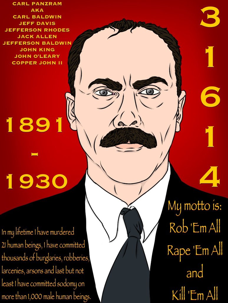 774x1031 Carl Panzram By Woodsidebutcher - Carl Panzram Painting