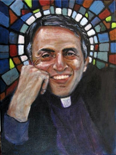 375x500 Carl Sagan - Carl Sagan Painting