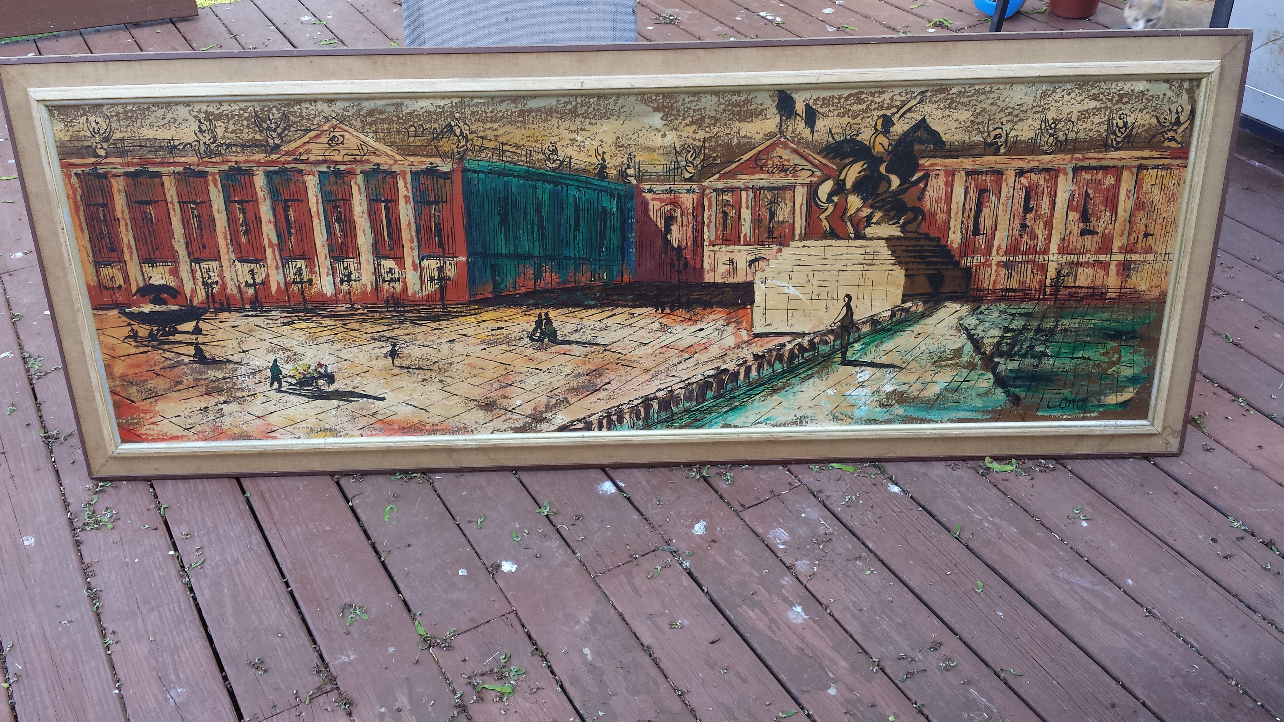 4128x2322 Carlo Of Hollywood Painting Antique Appraisal Instappraisal - Carlo Painting Value