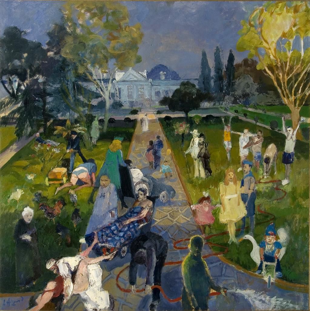 1023x1025 Fortabat On Mendoza, Mixed Media And Paintings - Carlos Mendoza Painting