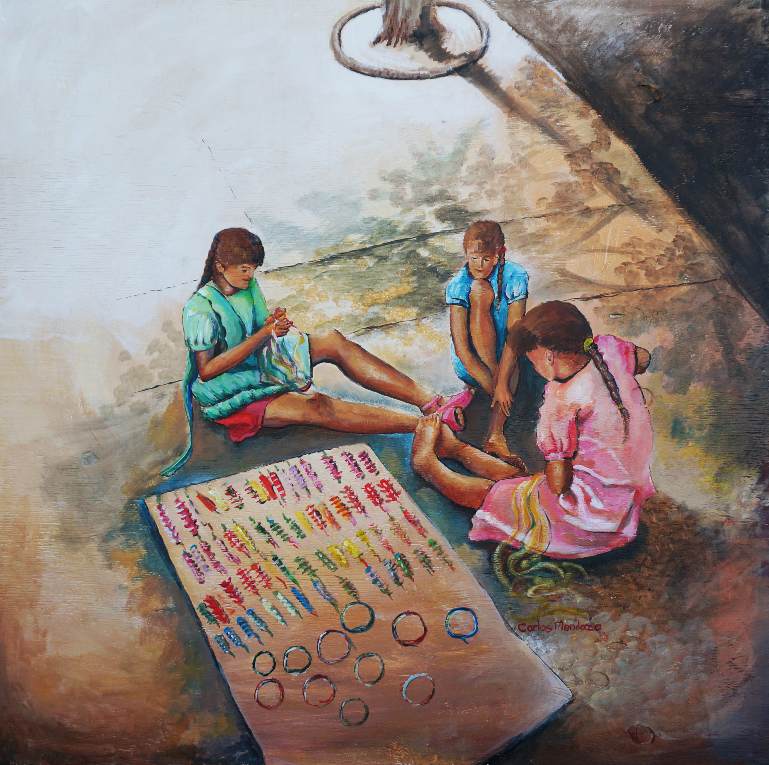 2998x2981 Pfa2015 - Carlos Mendoza Painting