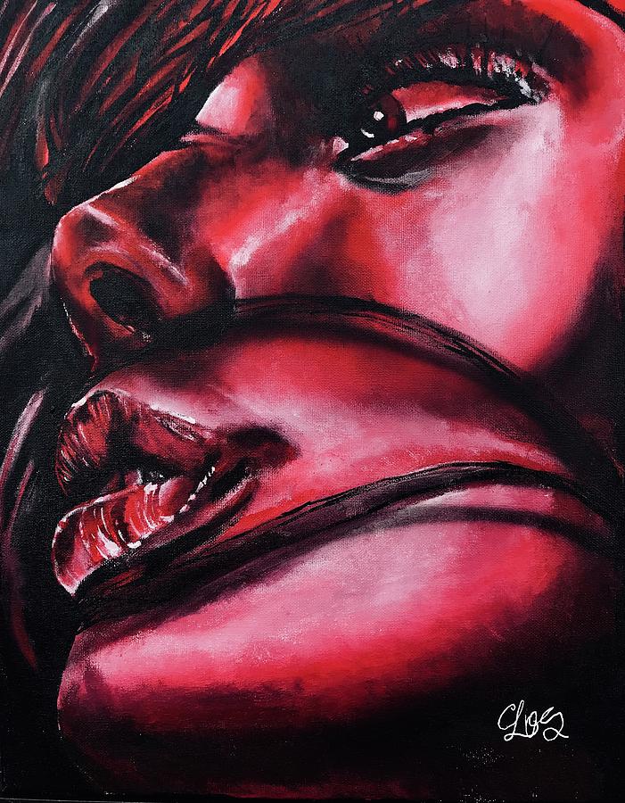 701x900 The Red Painting By Carlos Mendoza - Carlos Mendoza Painting