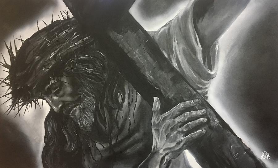 900x546 The Sacrifice Painting By Carlos Mendoza - Carlos Mendoza Painting