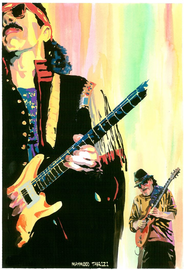 720x1055 Carlos Santana Painting - Carlos Santana Painting