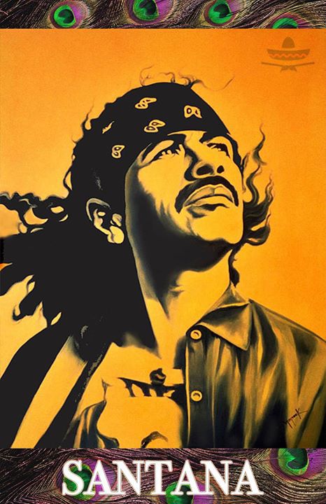 466x720 Santana Paint Class - Carlos Santana Painting