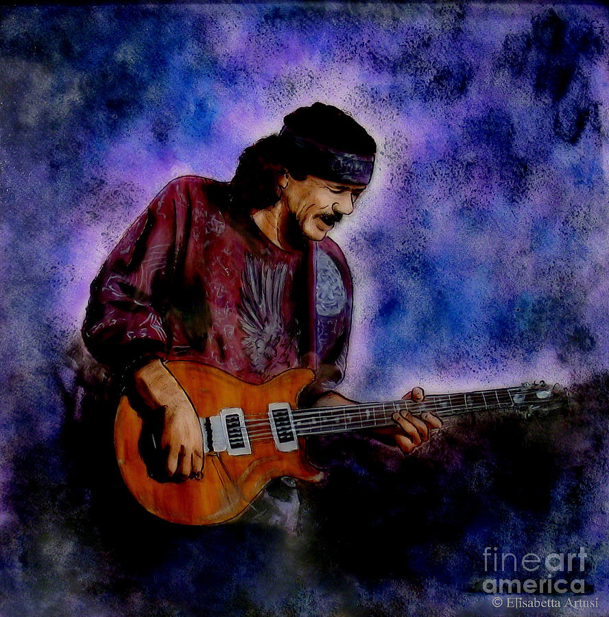 Carlos Santana Painting At Explore Collection Of