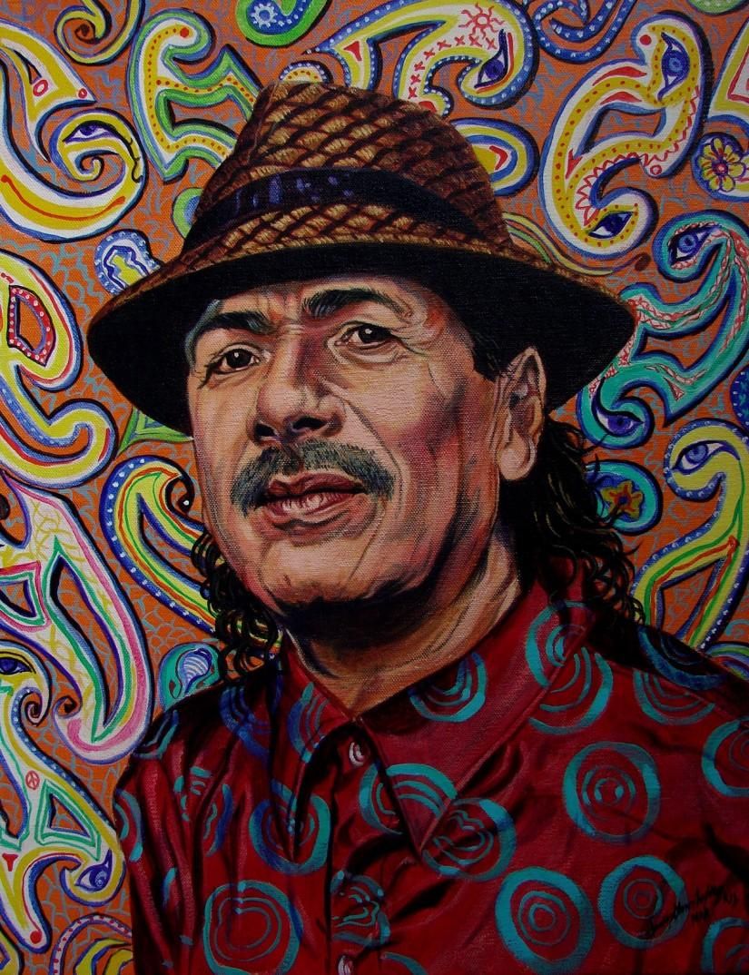 825x1074 The Supernatural Carlos Santana - Carlos Santana Painting