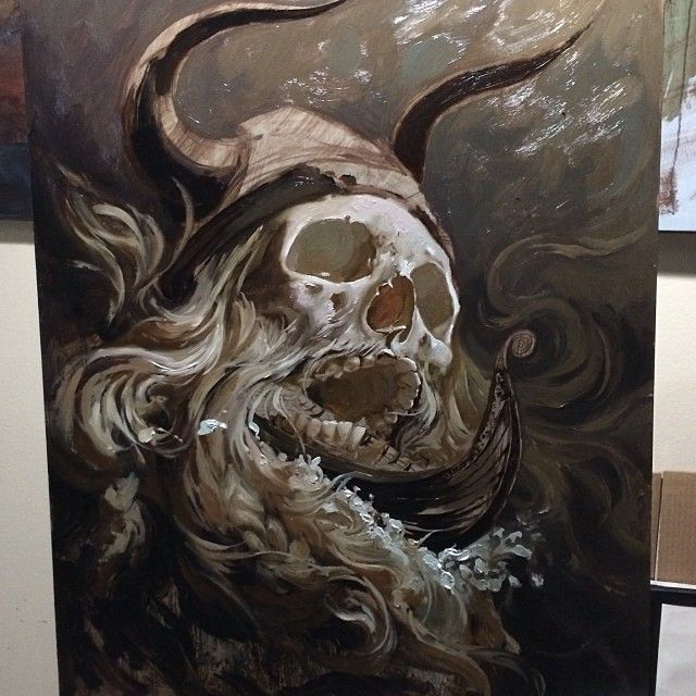 640x640 Painting In Progress By Tattoo Artist Carlos Torres Art - Carlos Torres Painting