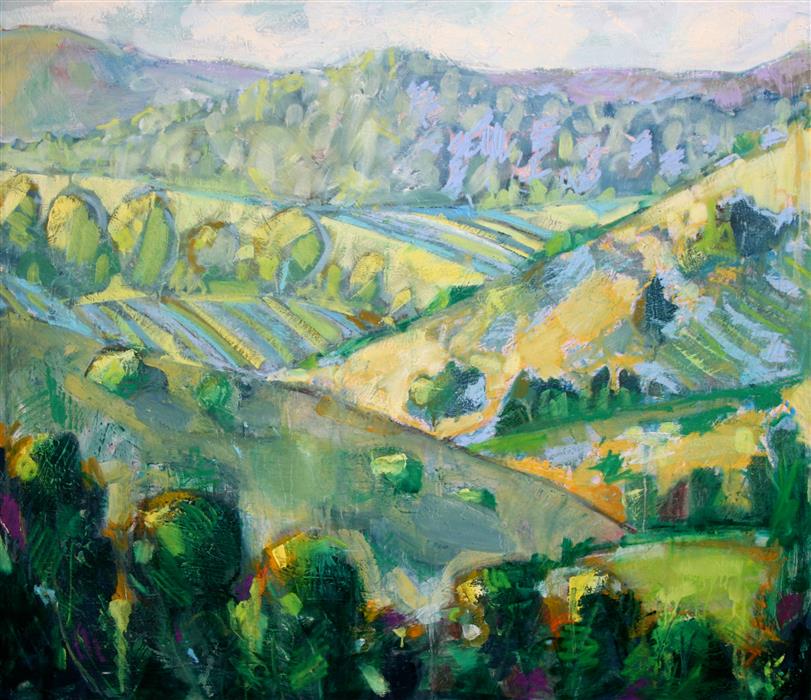 811x700 Carmel Valley By James Hartman - Carmel Painting