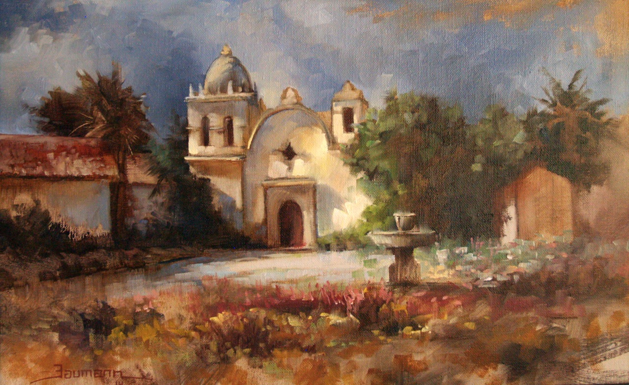 1280x784 Plein Air Painting - Carmel Painting