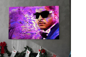 355x236 Carmelo Anthony Has An Awesome Painting Of Carmelo Anthony - Carmelo Anthony Painting