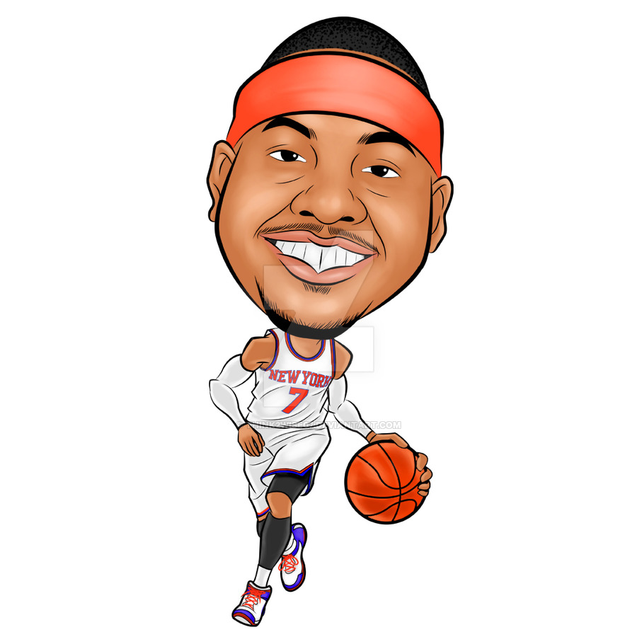 900x900 Carmelo Anthony By Think2wise07 - Carmelo Anthony Painting