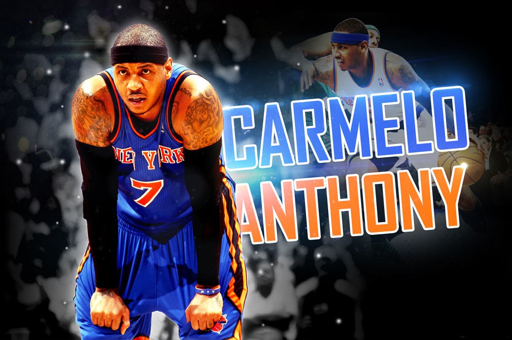 1039x690 Carmelo Anthony Basketball Star Fabric Poster 36 X 24 Decor 31 - Carmelo Anthony Painting