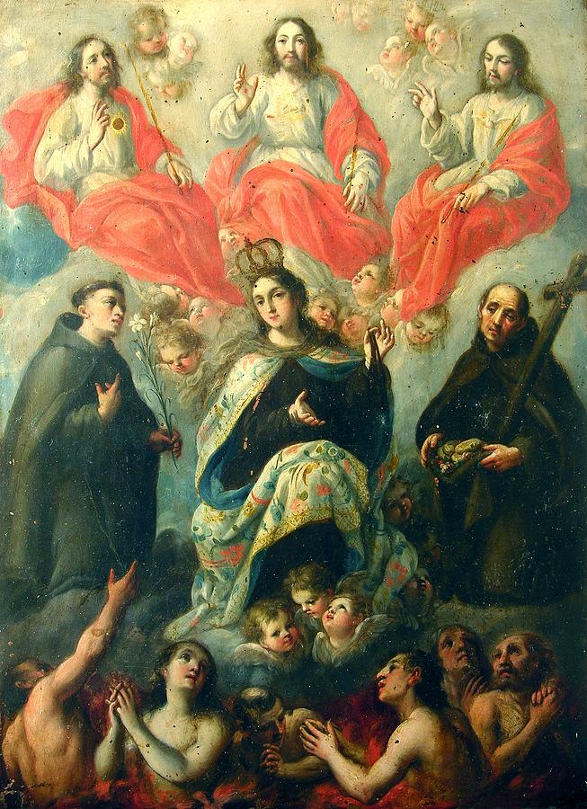 653x900 Nuestra Senora Del Carmen Painting By Unknown - Carmen Painting