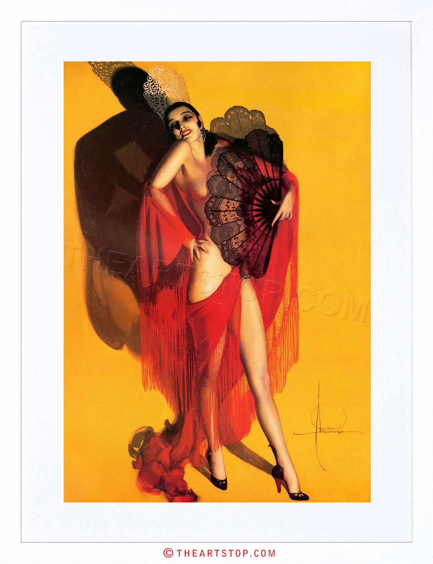 1382x1800 Painting Portrait Carmen Bizet Merimee Gypsy Framed Print F97x5133 - Carmen Painting