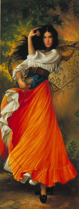 267x700 Paintings Bryan Leister - Carmen Painting