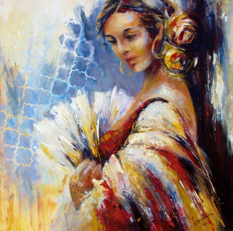 770x763 Saatchi Art Bizet's Carmen Painting By Jacintha Krish - Carmen Painting