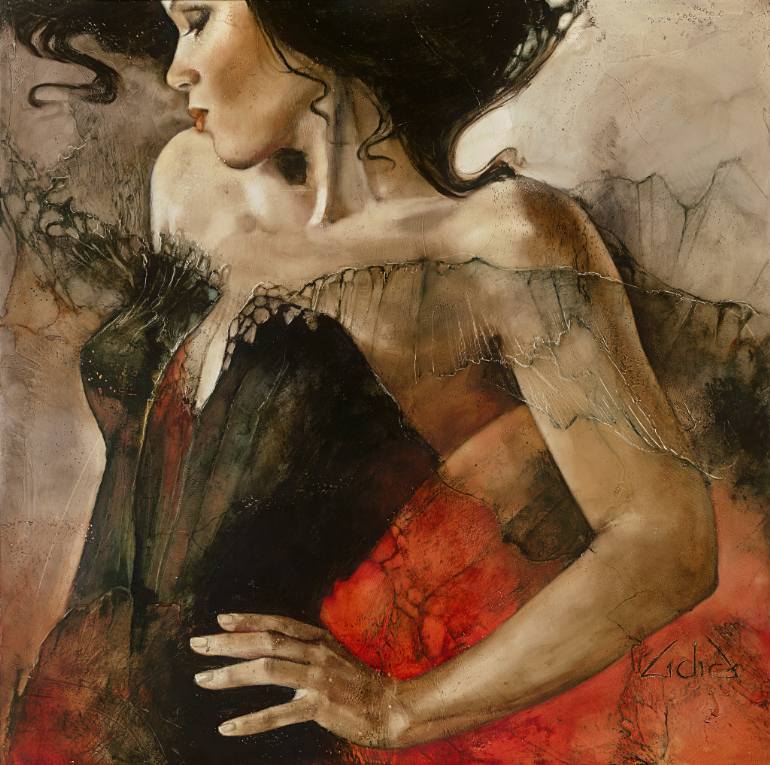 770x765 Saatchi Art Carmen Print Painting By Lidia Wylangowska - Carmen Painting