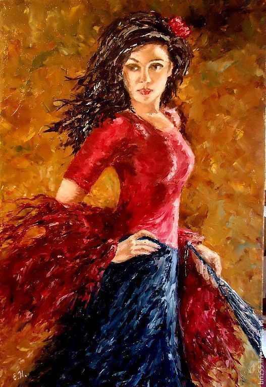 527x768 Oil Painting Carmen Shop Online On Livemaster With Shipping - Carmen Painting