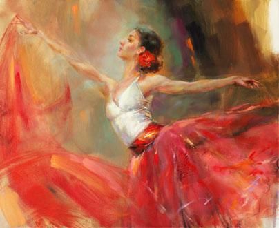404x331 Carmen Painting By Anna Razumovskaya. Art. Anna - Carmen Painting