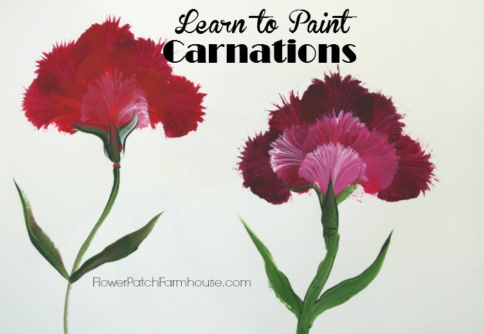 700x484 Learn How To Paint Carnations - Carnation Flower Painting