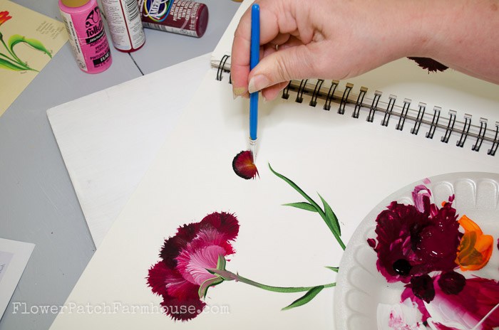 Carnation Painting at PaintingValley.com | Explore collection of ...