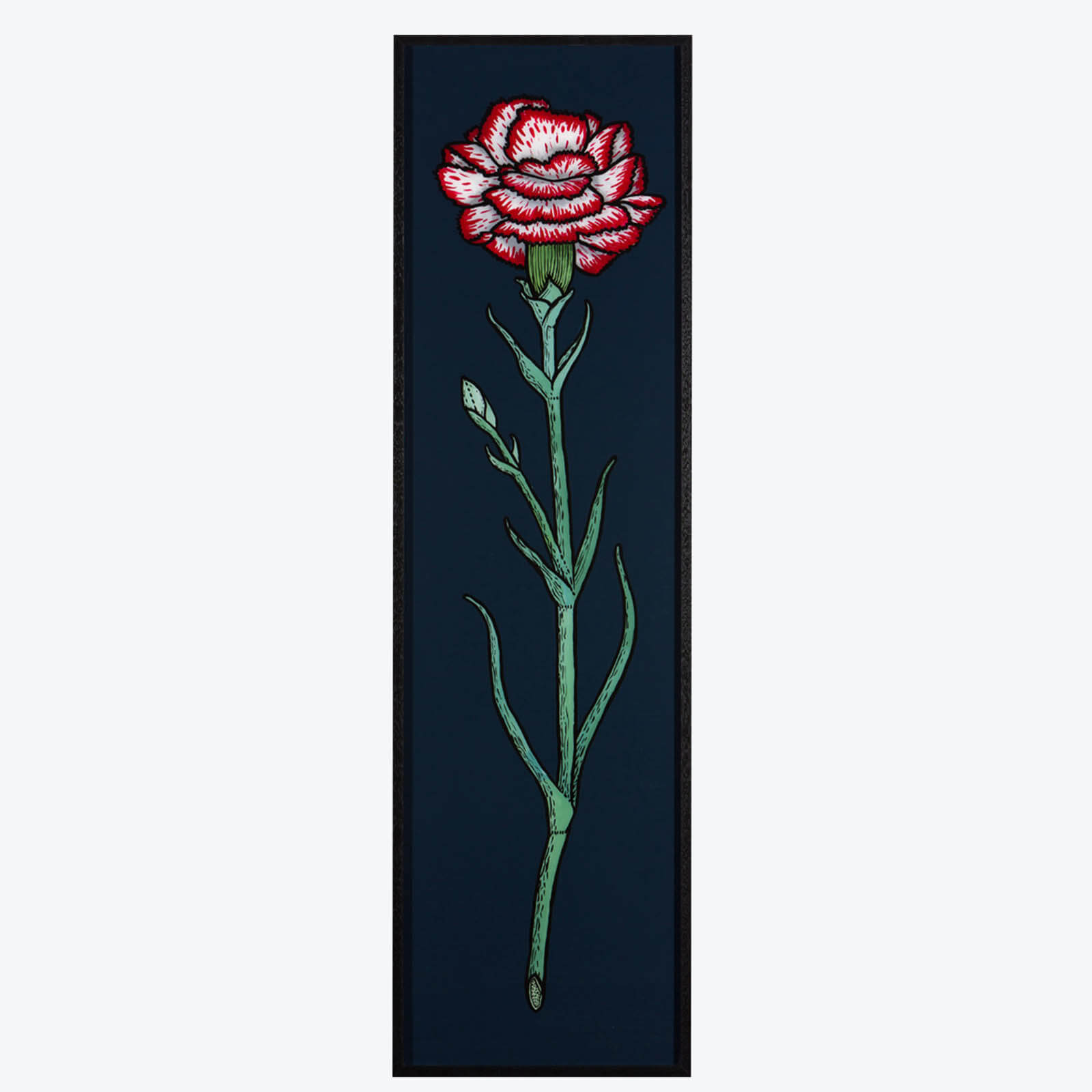 1600x1600 Carnation, Original Painting By Billie Justice Thomson - Carnation Painting