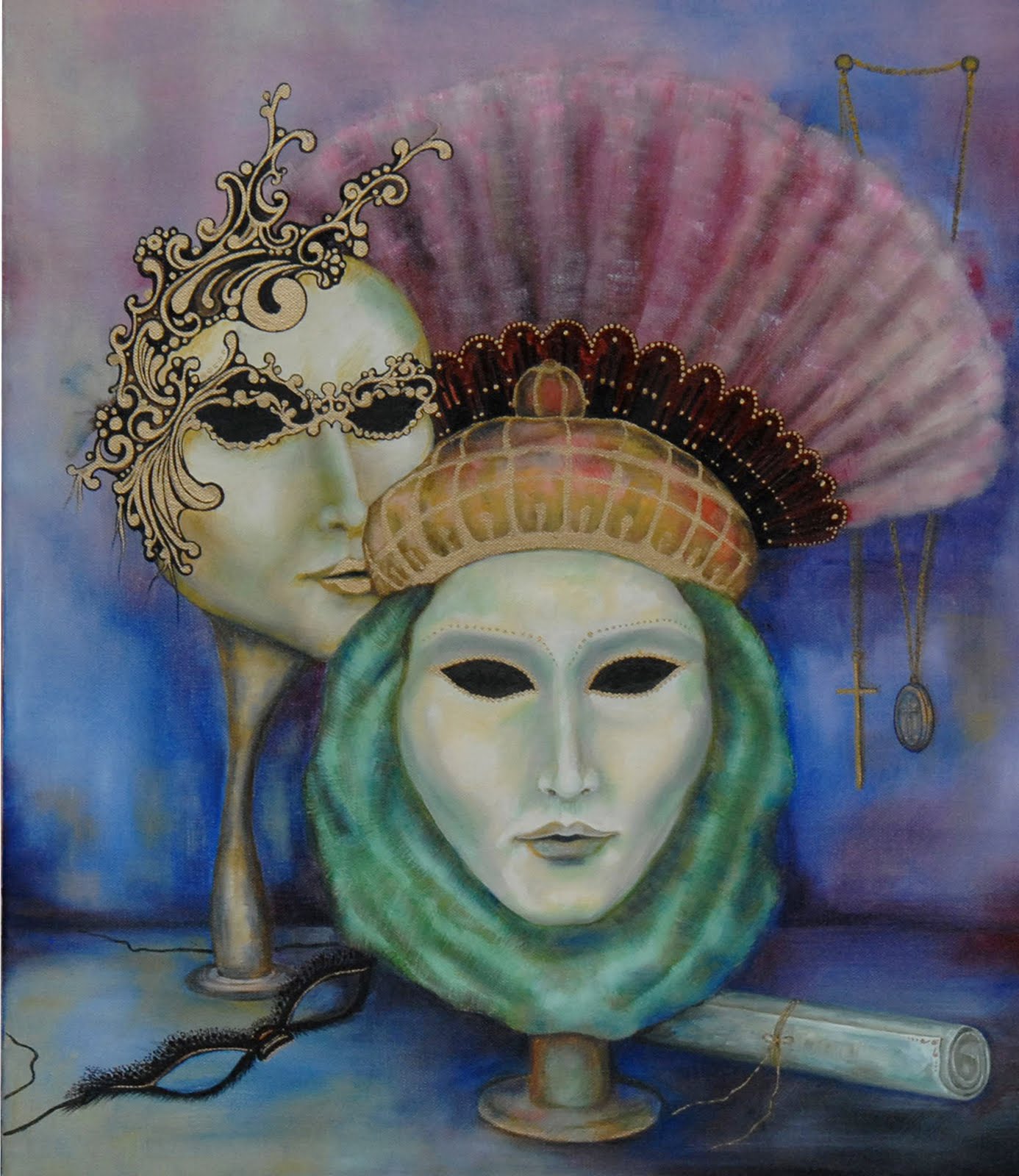 1386x1600 Venice Carnival Mask - Carnival Mask Painting