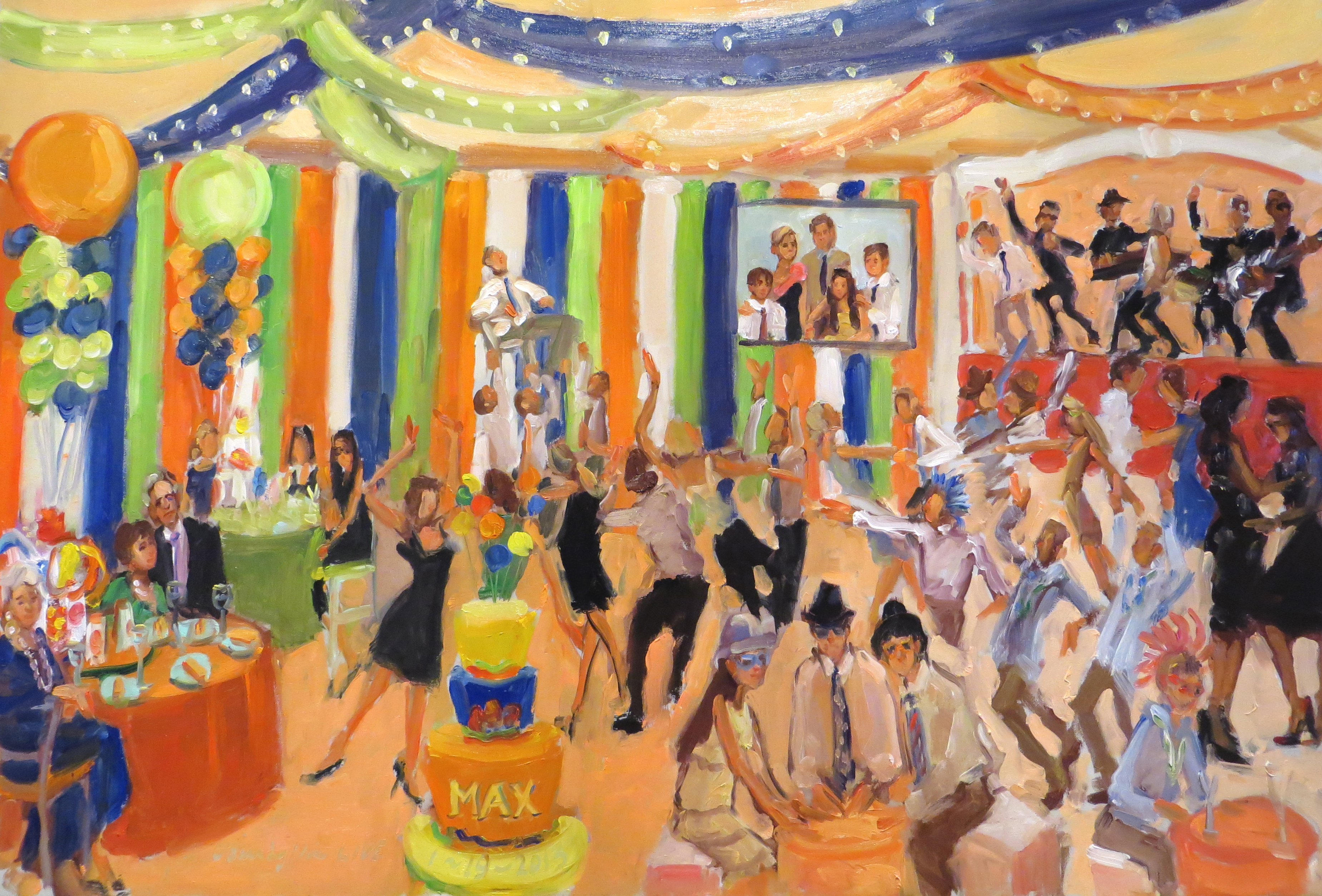 3698x2506 Painting - Carnival Painting