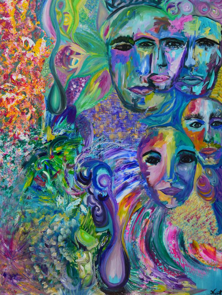 770x1025 Saatchi Art Carnival Painting By Julia Nissimoff - Carnival Painting